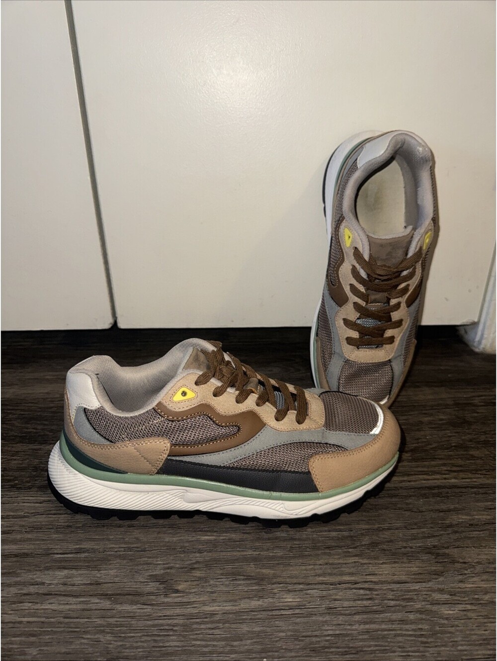 ZARA Men's Multi-Piece Running Sneakers Multicolor Chunky Trainers Shoes US8 E41